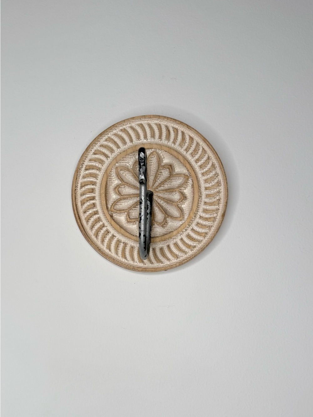Young’s Inc Decorative Wooden Wall Hook in Beige